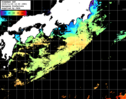 ひまわり人工衛星:黒潮域,21:59JST,1時間合成画像