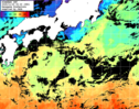 ひまわり人工衛星:黒潮域,18:59JST,1時間合成画像