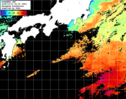 ひまわり人工衛星:黒潮域,15:59JST,1時間合成画像