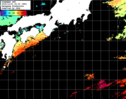 ひまわり人工衛星:黒潮域,18:59JST,1時間合成画像