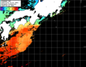 ひまわり人工衛星:黒潮域,00:59JST,1時間合成画像