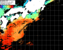 ひまわり人工衛星:黒潮域,02:59JST,1時間合成画像
