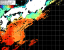 ひまわり人工衛星:黒潮域,03:59JST,1時間合成画像