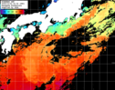 ひまわり人工衛星:黒潮域,11:59JST,1時間合成画像