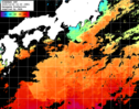 ひまわり人工衛星:黒潮域,19:59JST,1時間合成画像