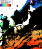 ひまわり人工衛星:日本全域,12:59JST,1時間合成画像