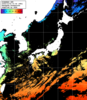 ひまわり人工衛星:日本全域,16:59JST,1時間合成画像