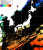 ひまわり人工衛星:日本全域,17:59JST,1時間合成画像