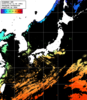 ひまわり人工衛星:日本全域,20:59JST,1時間合成画像