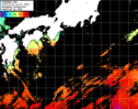 ひまわり人工衛星:黒潮域,11:59JST,1時間合成画像