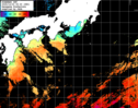 ひまわり人工衛星:黒潮域,14:59JST,1時間合成画像