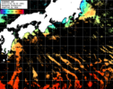 ひまわり人工衛星:黒潮域,17:59JST,1時間合成画像