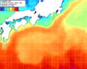 NOAA人工衛星画像:黒潮域, 1週間合成画像(2025/11/30～2025/12/06UTC)