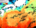 ひまわり人工衛星:黒潮域,16:59JST,1時間合成画像