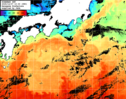 ひまわり人工衛星:黒潮域,19:59JST,1時間合成画像