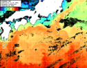 ひまわり人工衛星:黒潮域,20:59JST,1時間合成画像