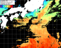 ひまわり人工衛星:黒潮域,16:59JST,1時間合成画像