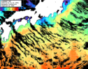 ひまわり人工衛星:黒潮域,10:59JST,1時間合成画像