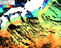 ひまわり人工衛星:黒潮域,13:59JST,1時間合成画像