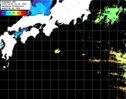 ひまわり人工衛星:黒潮域,18:59JST,1時間合成画像