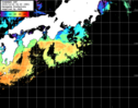 ひまわり人工衛星:黒潮域,13:59JST,1時間合成画像