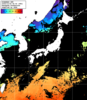 ひまわり人工衛星:日本全域,17:59JST,1時間合成画像