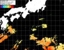 ひまわり人工衛星:黒潮域,00:59JST,1時間合成画像