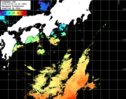 ひまわり人工衛星:黒潮域,19:59JST,1時間合成画像