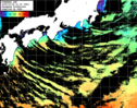 ひまわり人工衛星:黒潮域,10:59JST,1時間合成画像