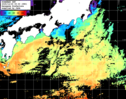 ひまわり人工衛星:黒潮域,14:59JST,1時間合成画像
