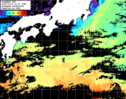 ひまわり人工衛星:黒潮域,11:59JST,1時間合成画像