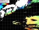 ひまわり人工衛星:黒潮域,23:59JST,1時間合成画像