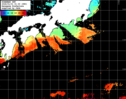 ひまわり人工衛星:黒潮域,10:59JST,1時間合成画像