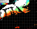 ひまわり人工衛星:黒潮域,11:59JST,1時間合成画像