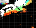 ひまわり人工衛星:黒潮域,14:59JST,1時間合成画像