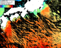 ひまわり人工衛星:黒潮域,15:59JST,1時間合成画像