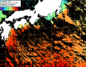ひまわり人工衛星:黒潮域,21:59JST,1時間合成画像
