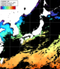 ひまわり人工衛星:日本全域,16:59JST,1時間合成画像