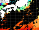 ひまわり人工衛星:黒潮域,13:59JST,1時間合成画像