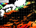 ひまわり人工衛星:黒潮域,17:59JST,1時間合成画像