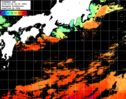 ひまわり人工衛星:黒潮域,18:59JST,1時間合成画像