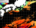 ひまわり人工衛星:黒潮域,19:59JST,1時間合成画像