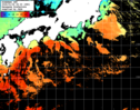 ひまわり人工衛星:黒潮域,17:59JST,1時間合成画像
