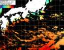 ひまわり人工衛星:黒潮域,19:59JST,1時間合成画像