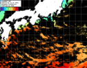ひまわり人工衛星:黒潮域,22:59JST,1時間合成画像