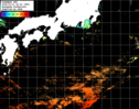 ひまわり人工衛星:黒潮域,17:59JST,1時間合成画像