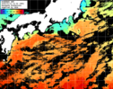ひまわり人工衛星:黒潮域,19:59JST,1時間合成画像