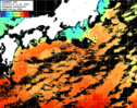 ひまわり人工衛星:黒潮域,20:59JST,1時間合成画像