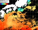 ひまわり人工衛星:黒潮域,01:59JST,1時間合成画像