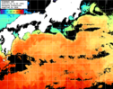ひまわり人工衛星:黒潮域,19:59JST,1時間合成画像